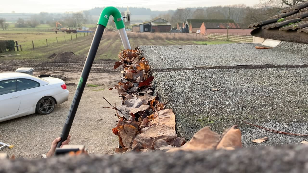 Gutter Clearing Contact us for your FREE Quote Today! Ezflow Gutter