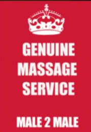 Genuine Massage Service   Male 2 Male