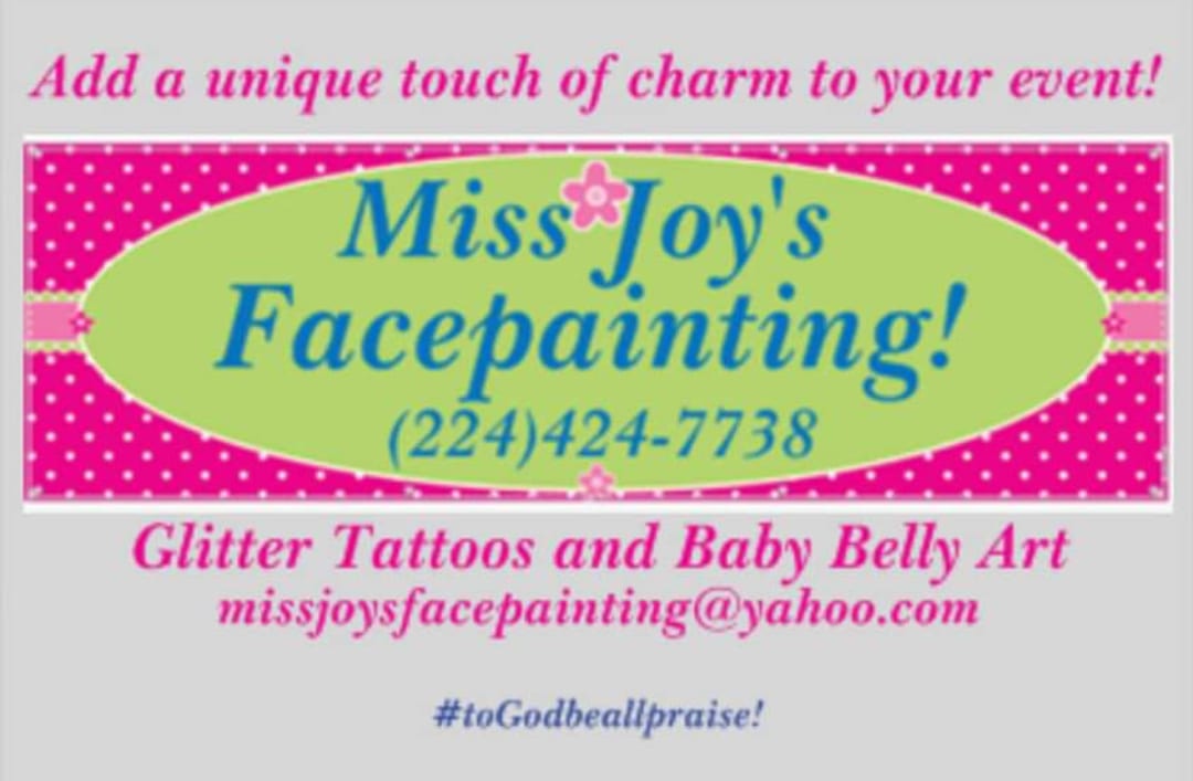 Miss Joy's Face Painting!