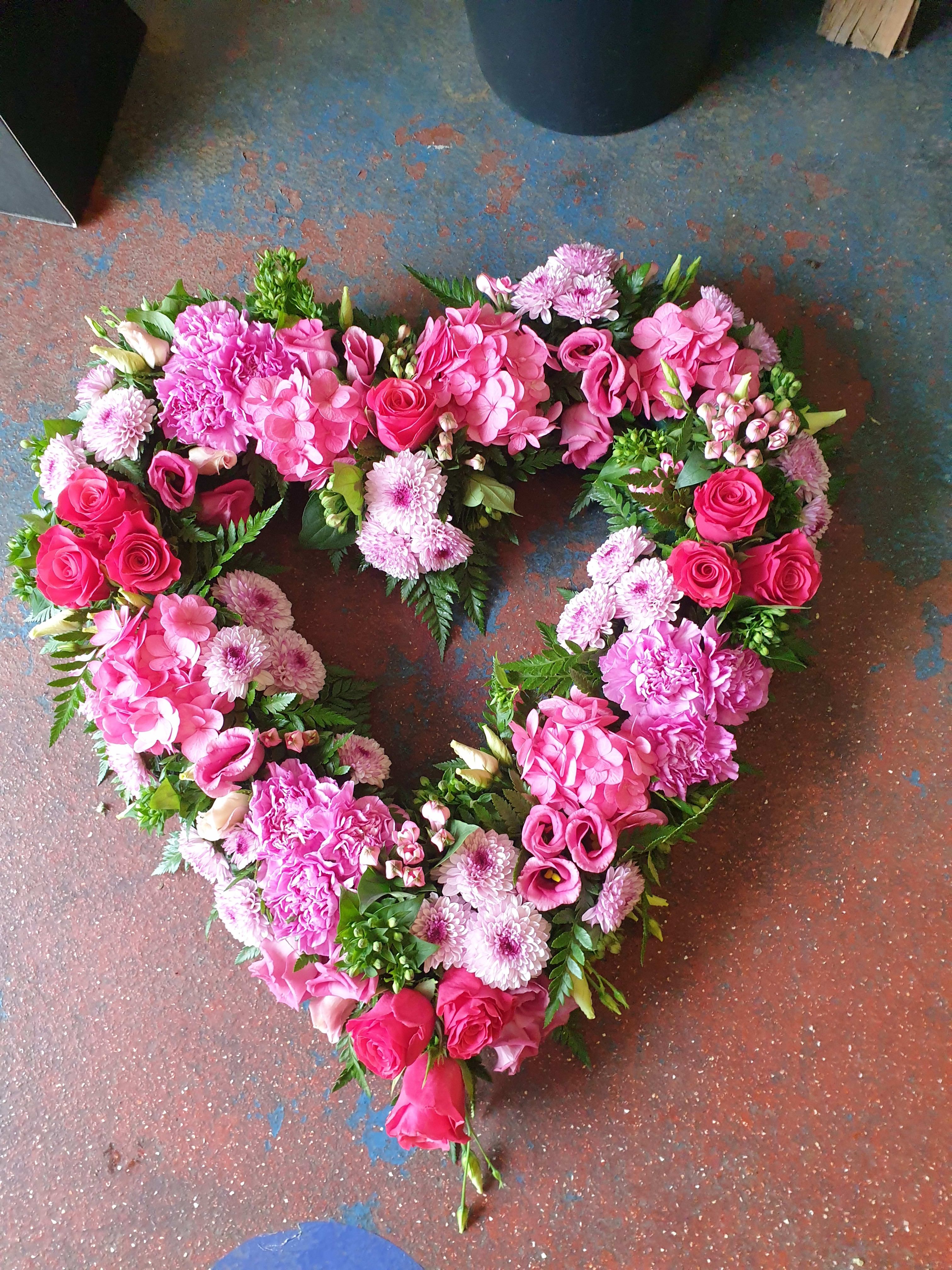 Hearts Funeral Arrangements Passion Flower The Best Florist in