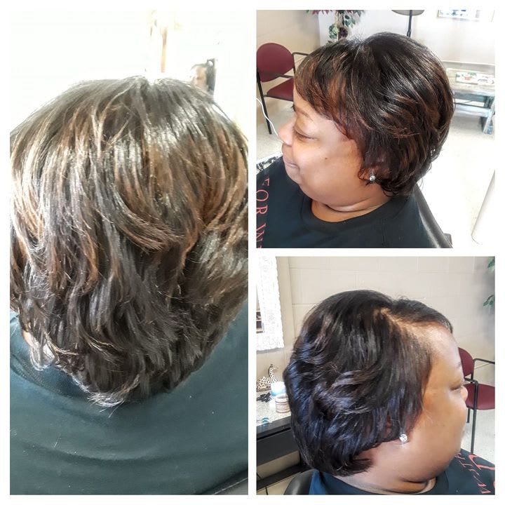 Touch Up Relaxer Cut & Style - Hairstyling - Innovative Glamour | Hair  Salon in Alexandria