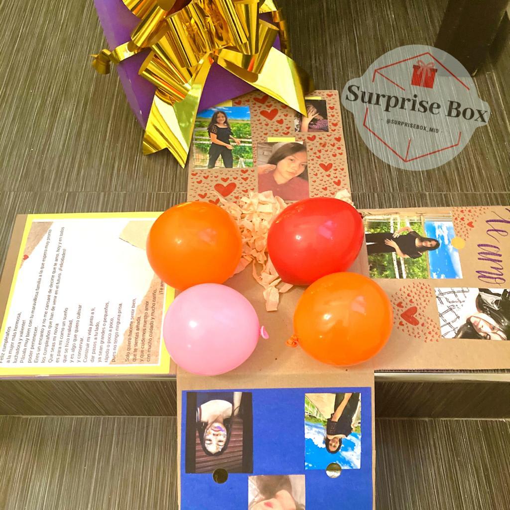  PUSKIU Caja de regalo sorpresa, 2024 Creando el regalo más  sorprendente, caja de regalo sorpresa explosión para dinero, caja de regalo  sorpresa de cumpleaños, caja sorpresa de explosión en efectivo, caja