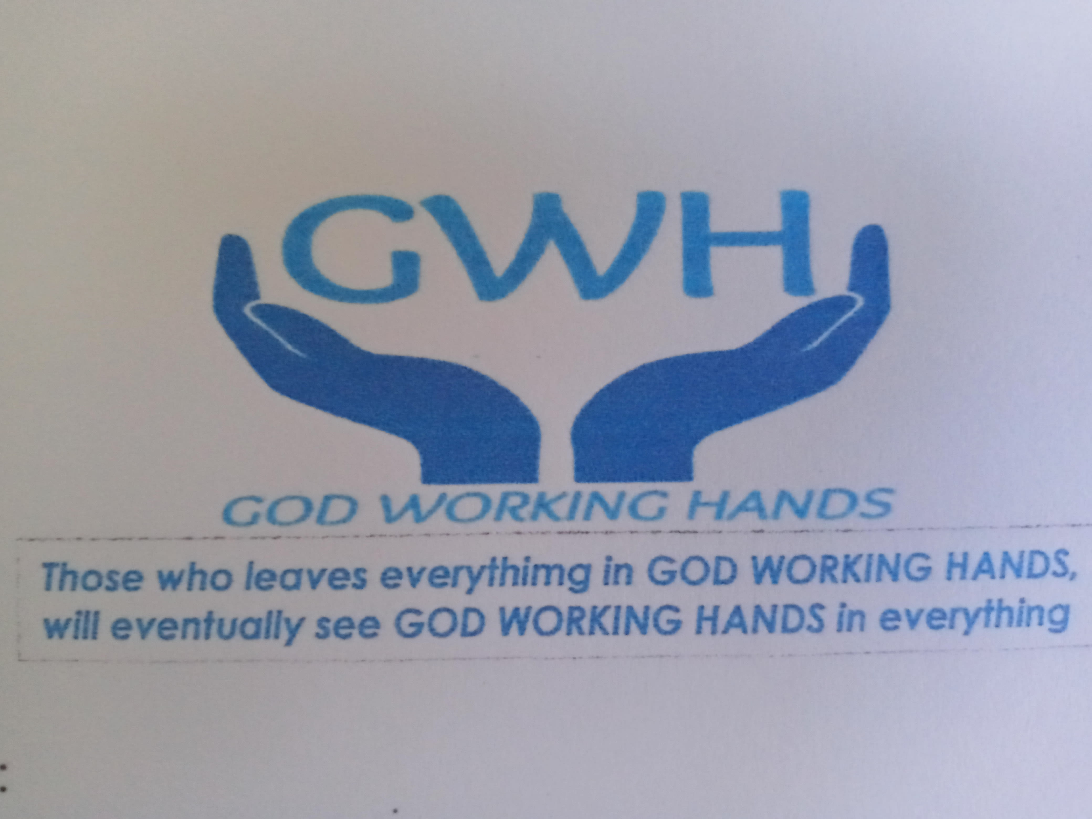God Working Hands