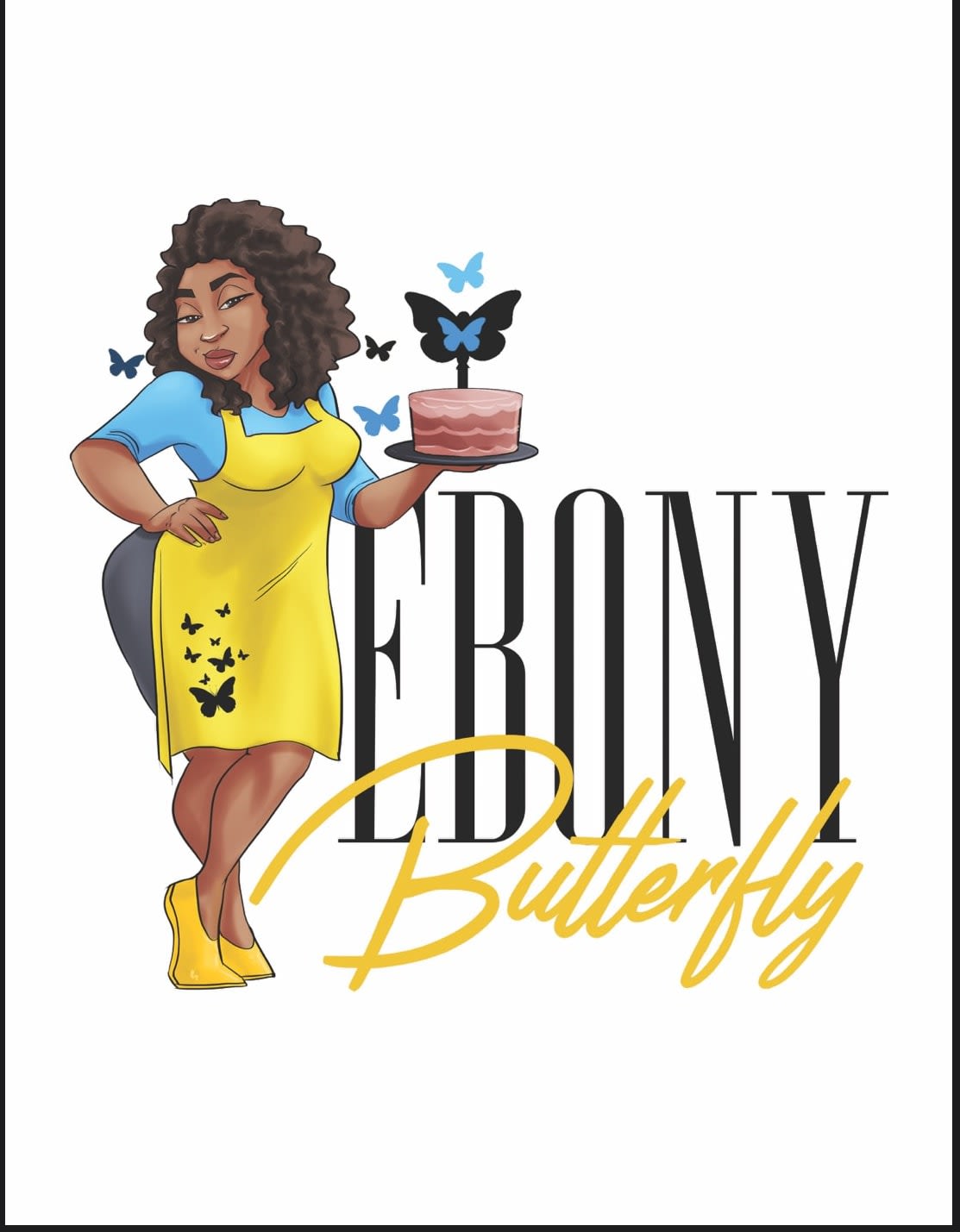 Ebony Butterfly Custom Cakes
