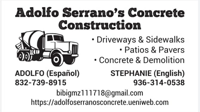 Adolfo Serrano's Concrete Construction