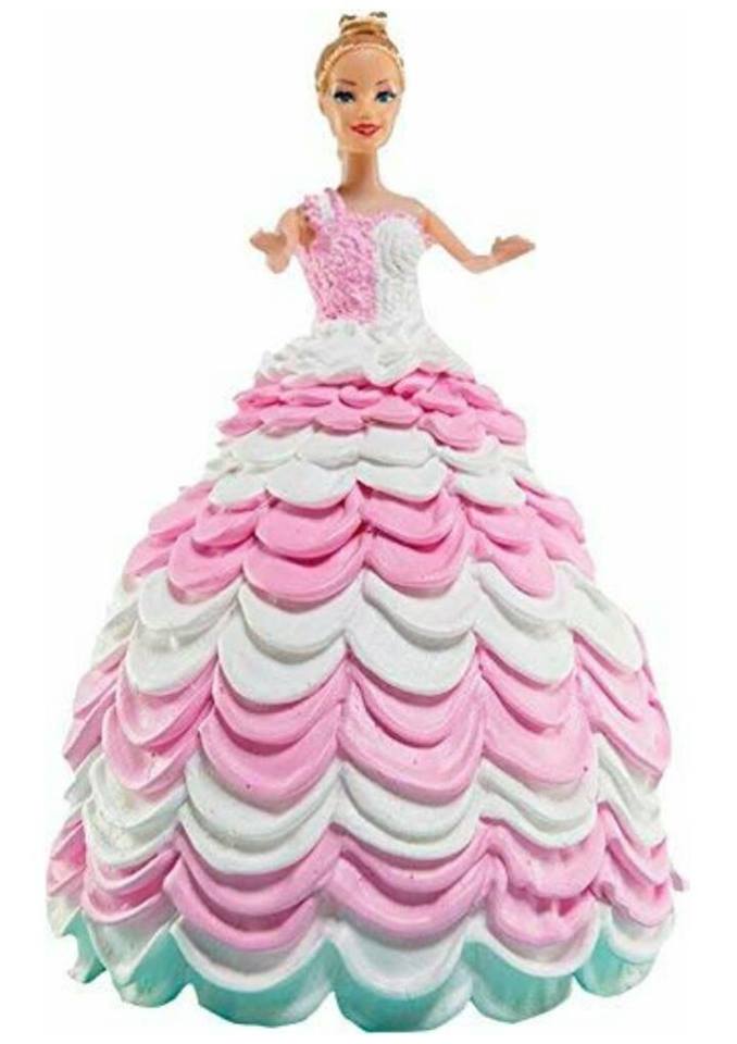 Barbie Doll Cake – RainbowsnRibbons | Cake delivery in Jammu