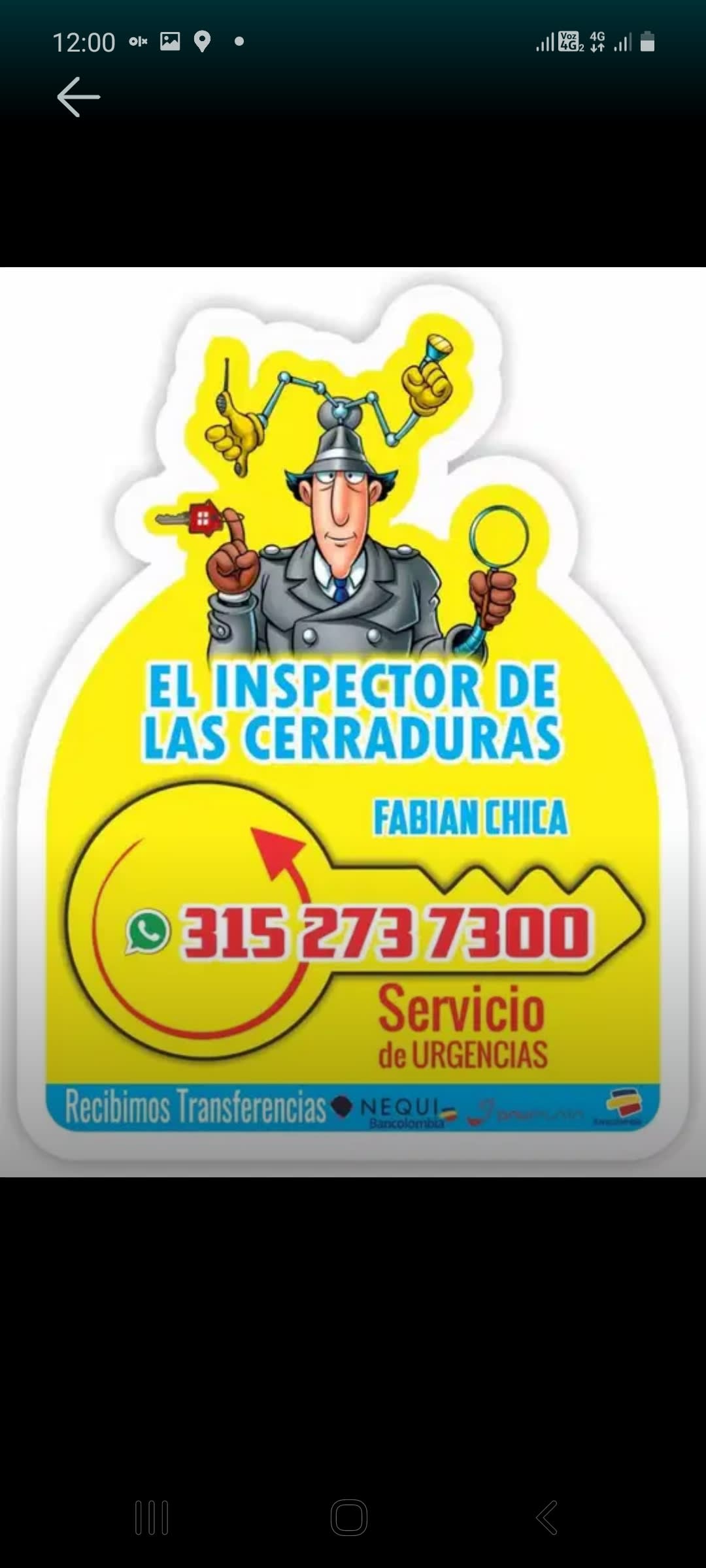 Cerrajero Santa Rosa El Inspector.