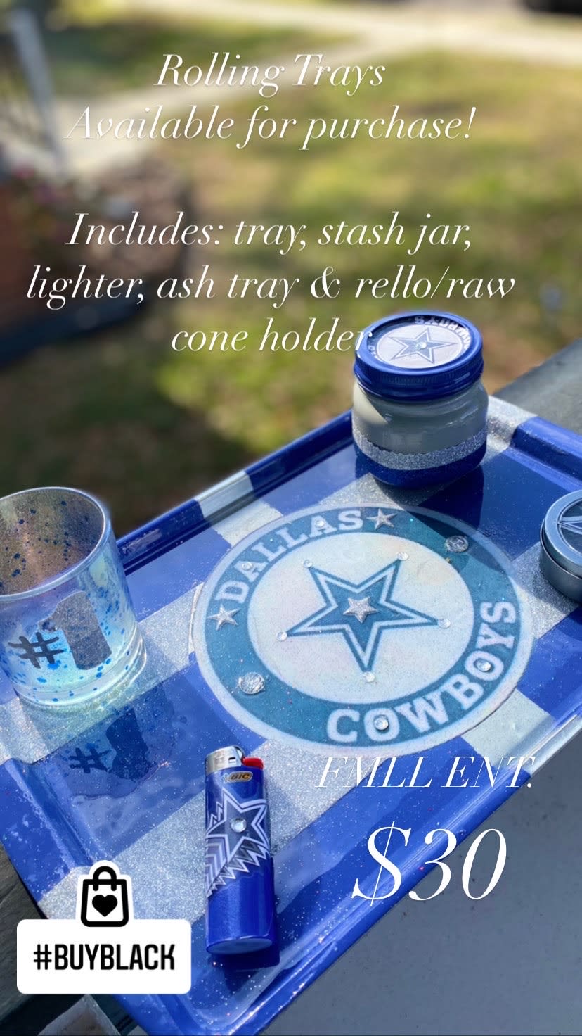 Cowboys Fan Tray Sets - Sports Fanzz Only - FMLL ENTERPRISES LLC - Urban  Apparel