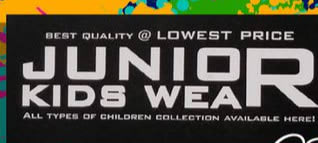Junior Kids Wear "Exclusive Wear"