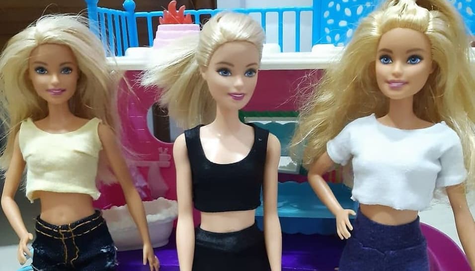 Roupas Rupinhas Para Boneca Barbie Kit Com 10 Peças