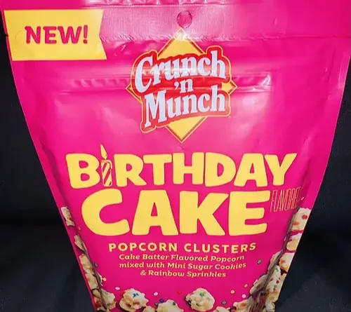 REVIEW: Crunch 'n Munch Popcorn Clusters (Birthday Cake and Brownie Brittle  Crunch) - The Impulsive Buy