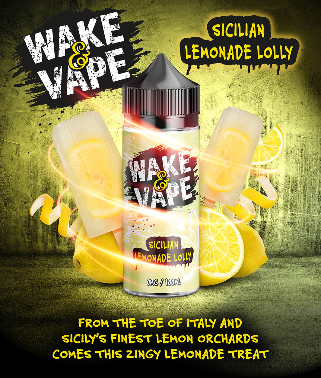 Wake N Vape Sicilian Lemonade Lolly 100ml - WAKE N VAPE 100ML - Privilege  Vapes | Leamington Spa