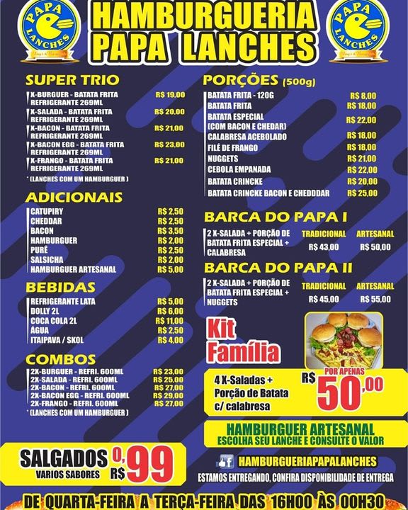 Hamburgueria Papa Lanches