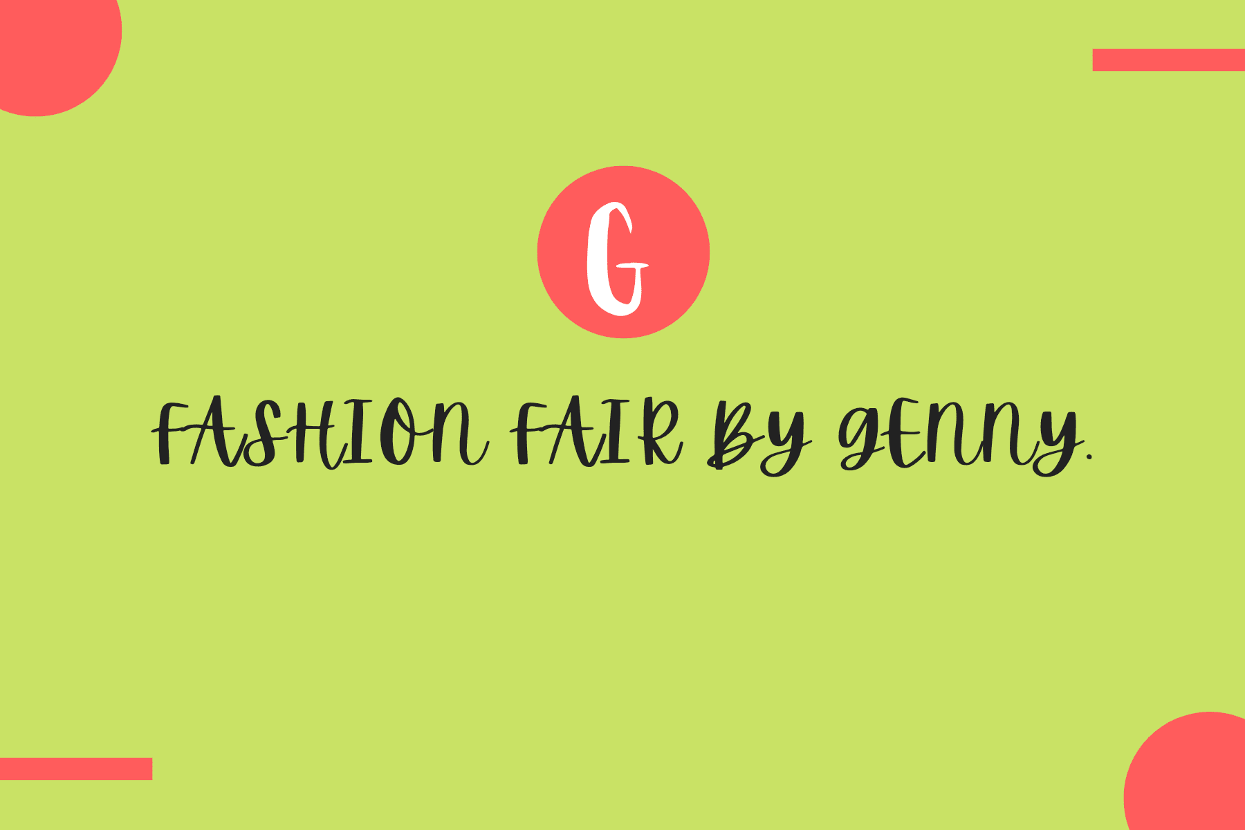 Fashion Fair By Genny