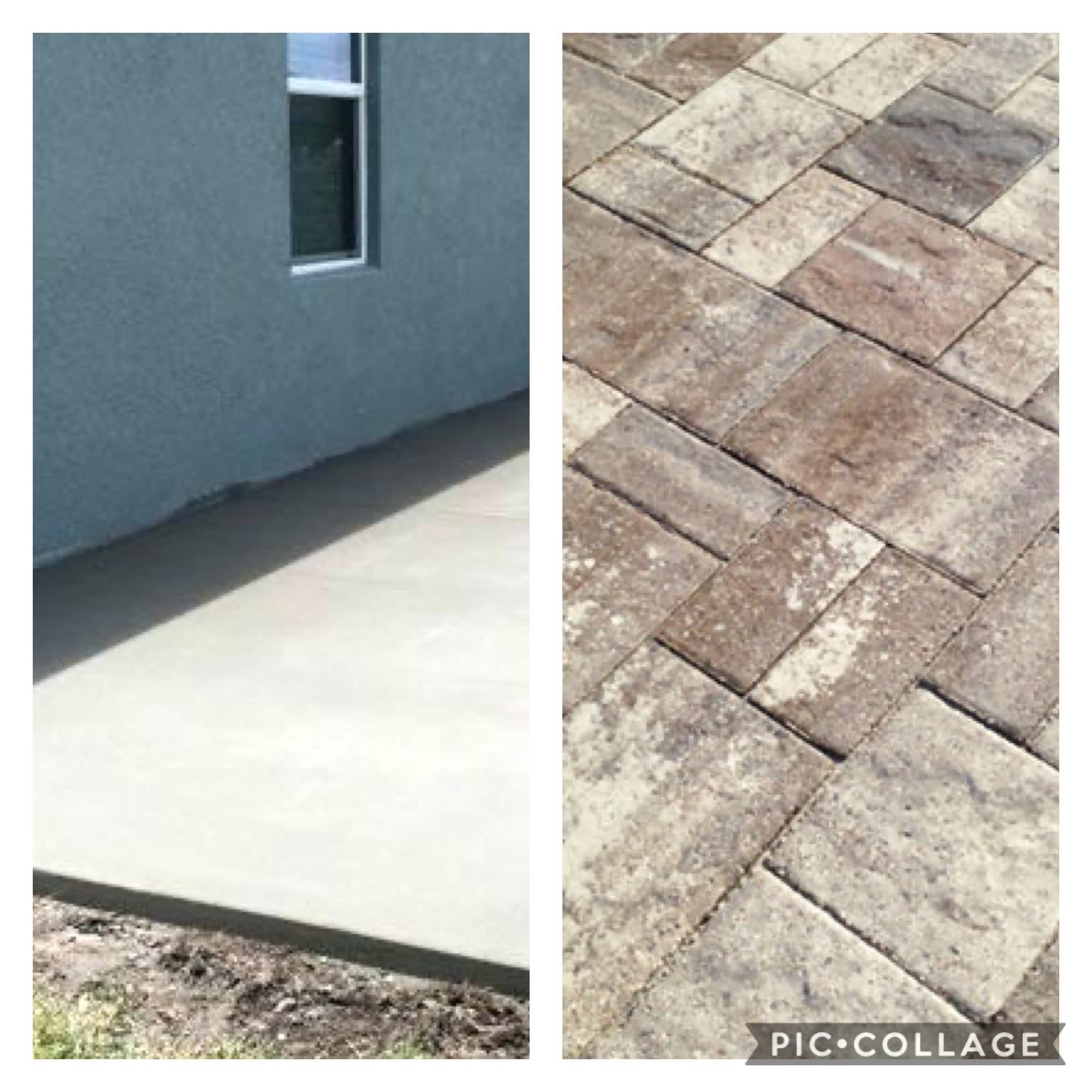 Pavers & Concrete Slabs What We Do Am Exterior Aluminum Builders