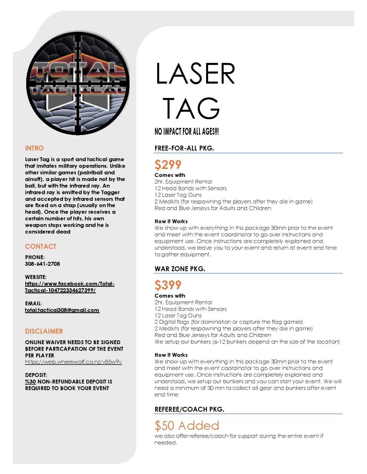 User Guide SATR laser tag system