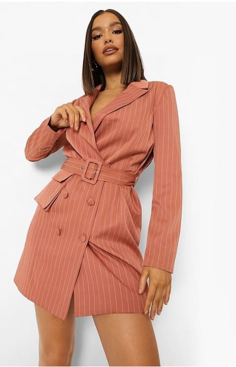 utility blazer dress