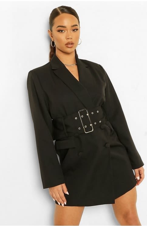 black blazer dress size 18