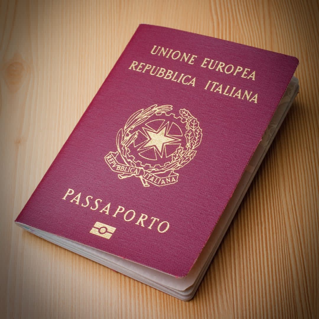 República italiana. passaporte de serviço de um oficial