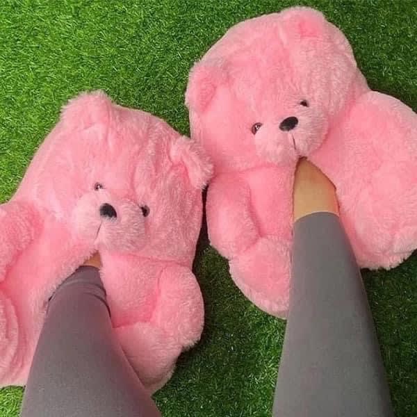 teddy bear slippers