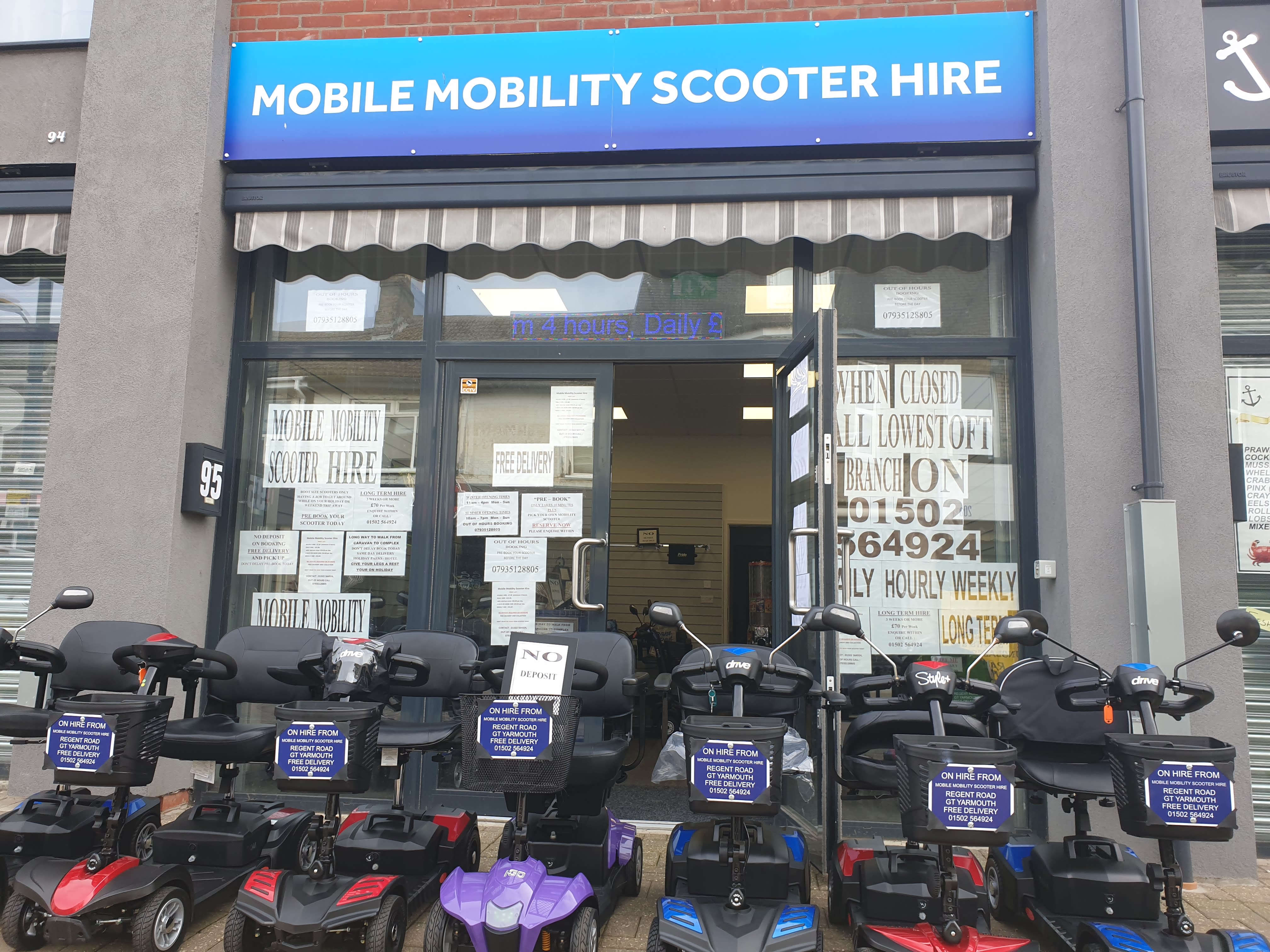 Mobile Mobility Scooter Hire Great Yarmouth