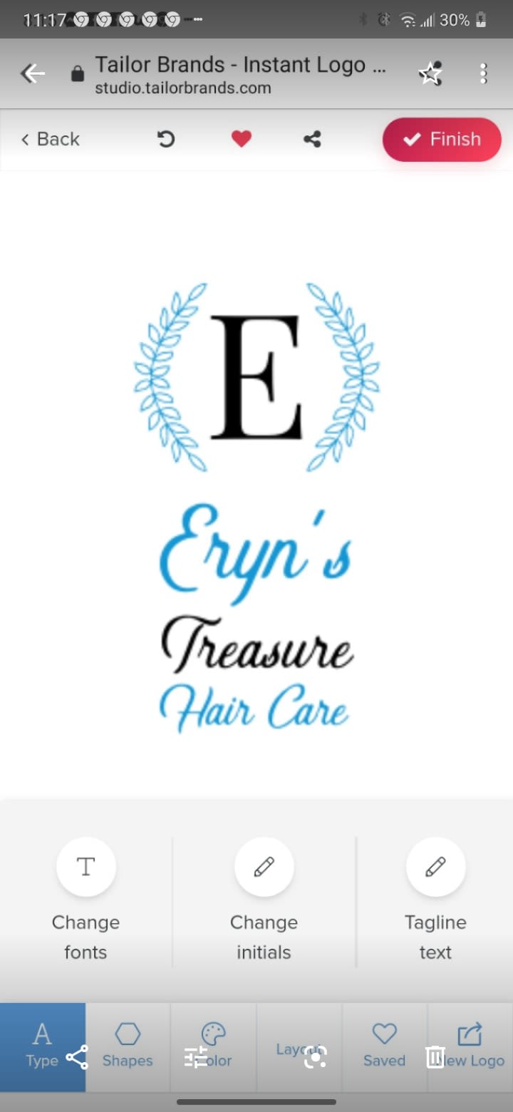 Eryn's Treasure Hair Care