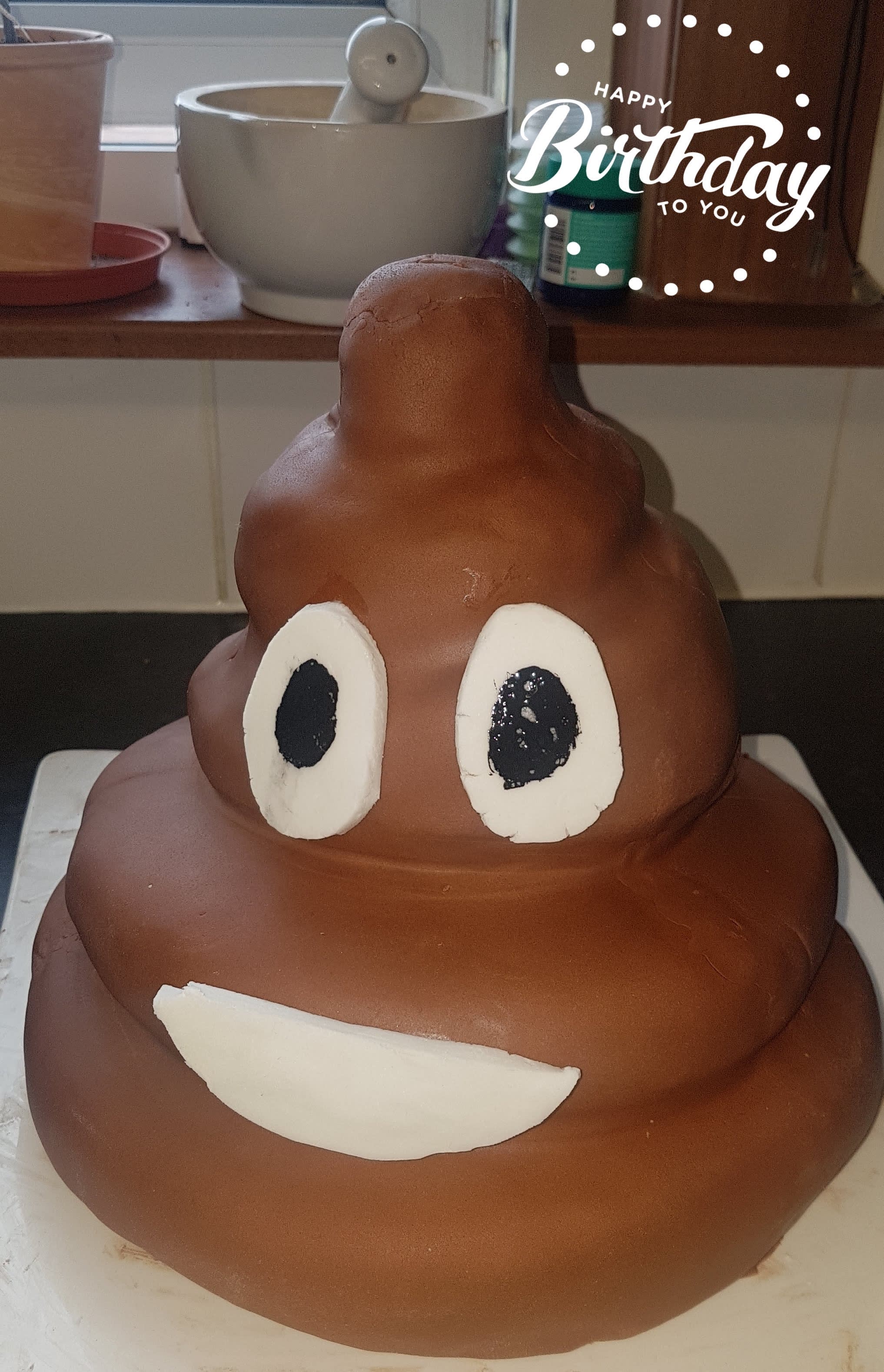 One of the funniest cakes that we have made in which a man in sitting on  pot and using mobile all the time. Now we all know someone with such  habits, donÕt