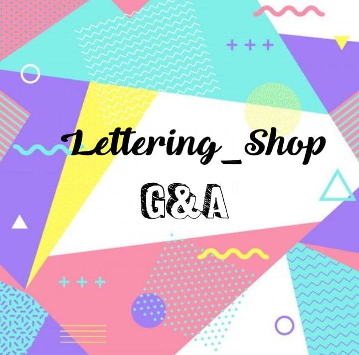 Lettering Shop G&A