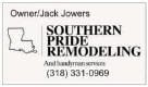 Southern Pride Remodeling and Handyman Services, LLC.