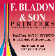 F Bladon and Son Printers