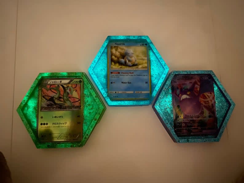 Customised Pokmon Card Coasters - Epoxy Resin Items - Epoxxed | Epoxy Resin  Custom Artist in Leigh