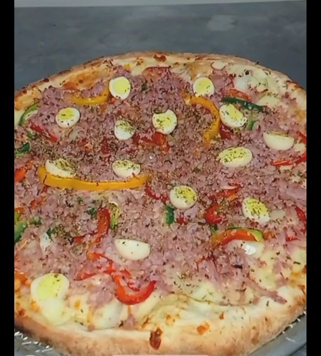 pizza de portuguesa e frango catupiry – Foto de Super Pizza, Maceió -  Tripadvisor