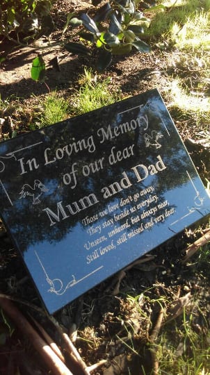 Personalised Memorial Plaque Grave Marker Granite Gravestone Slanted Grave  Plaque B5