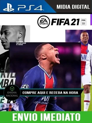 FIFA 21 - Ps4/Ps5 - Mídia Digital - Nexus Games
