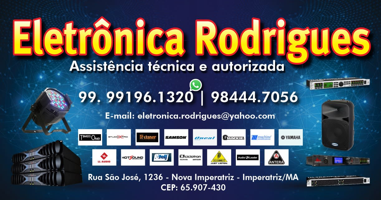 Eletrônica Rodrigues- Conserto Equipamentos Som | Imperatriz