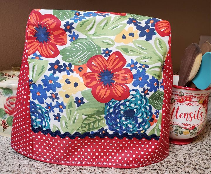 Pioneer Woman Fabric Kitchenaid Cover Farmhouse Floral Stand