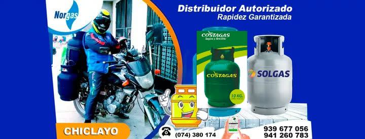 Delivery gas chiclayo: distribuidora. norgas