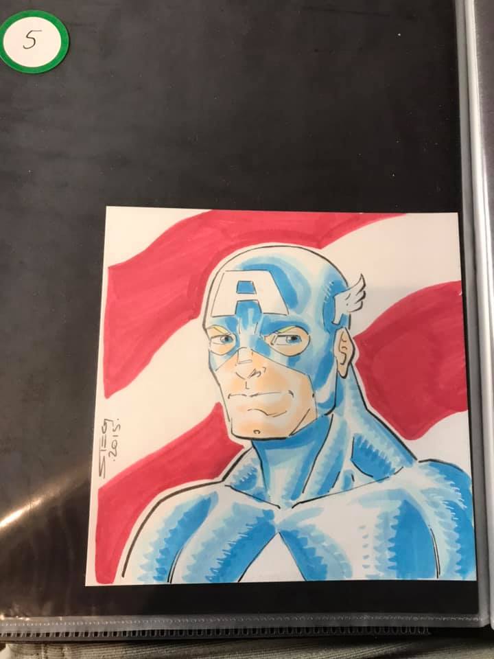 Captain America Sketch - What's Available - Steg Art | Comic Book Artist in  Middleton