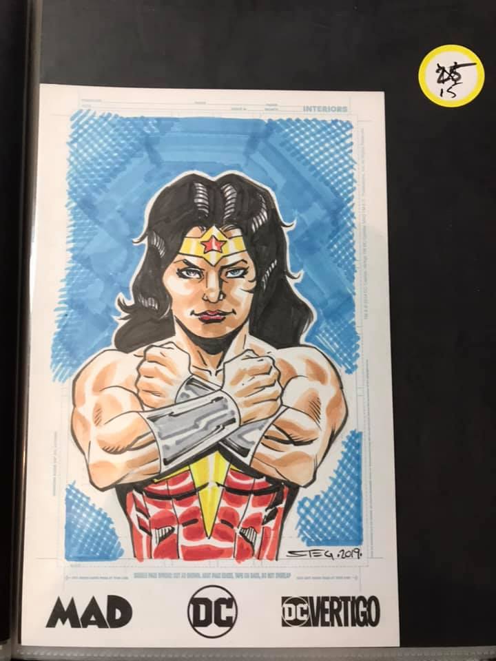 Pencil Sketch of Wonder Woman · Creative Fabrica