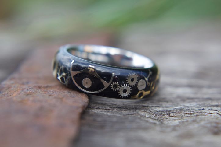 Mens on sale steampunk rings