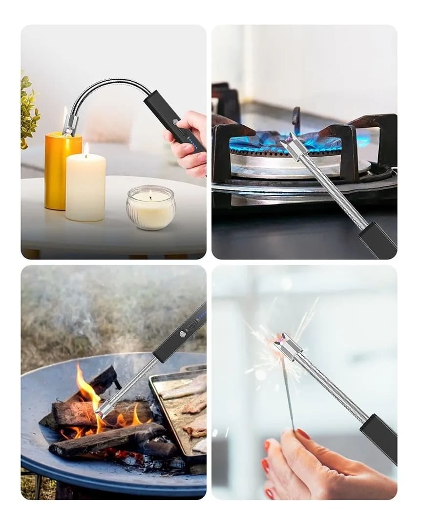 Encendedor De Plasma De Arco USB Recargable Para Cocina - Electrónicos y  del hogar - Shoppy Hogar SLP