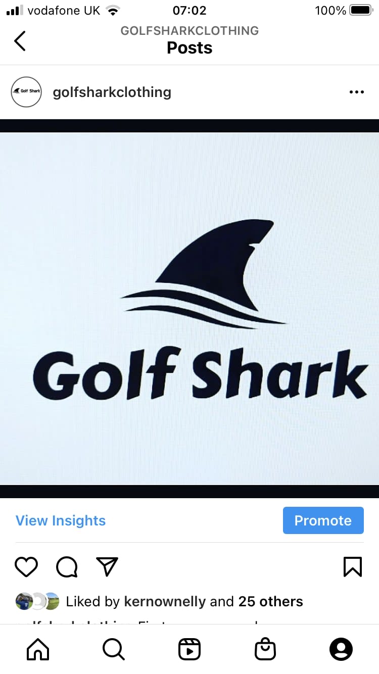 Shark hot sale golf clothing