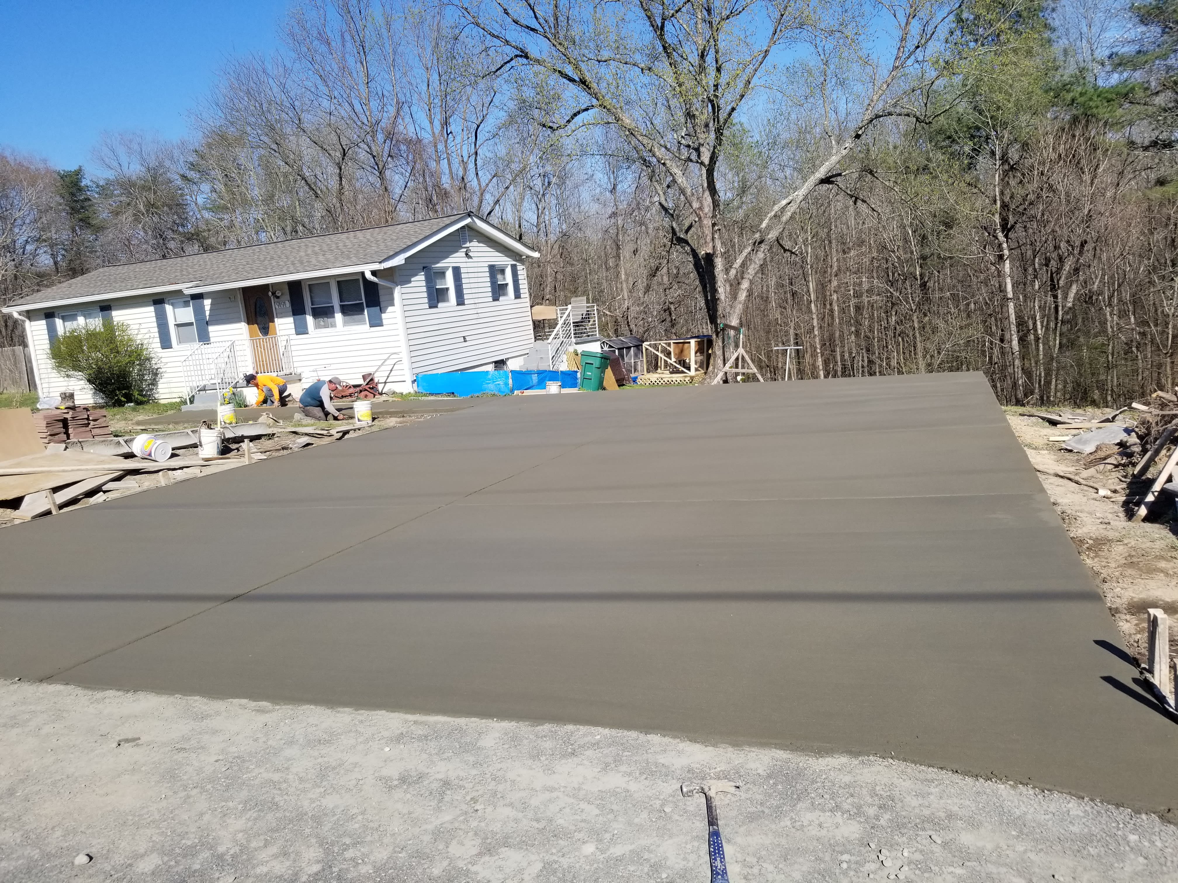 Driveway stamped or regular What We Do Concrete for Ever Concrete