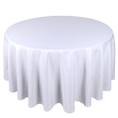 108 inch white tablecloth