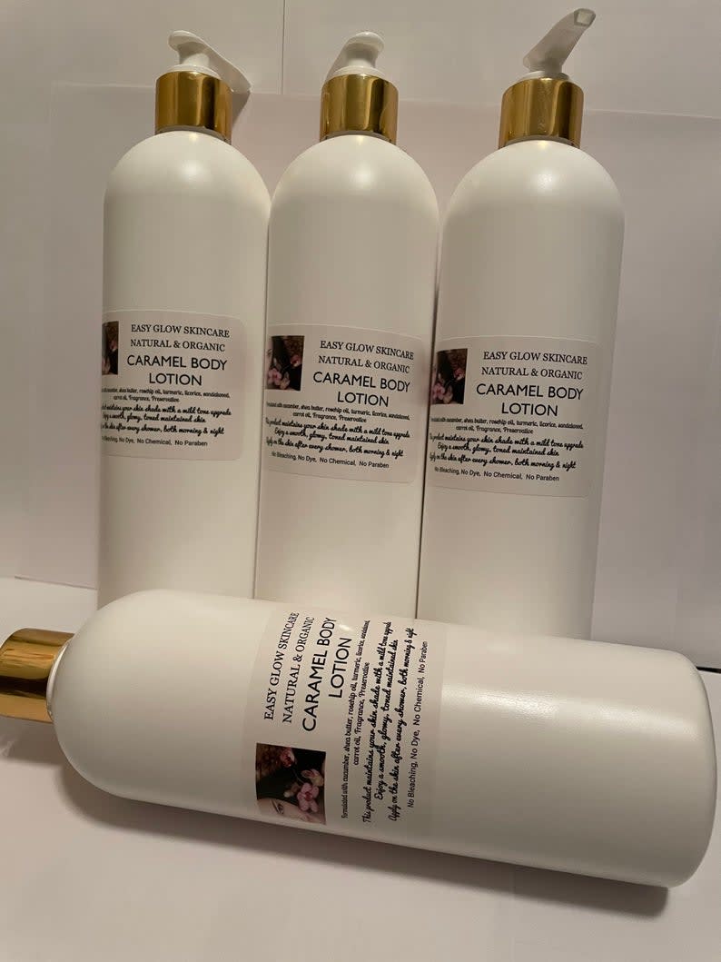 Caramel Body Lotion Face and Body Products Easy Glow Skincare