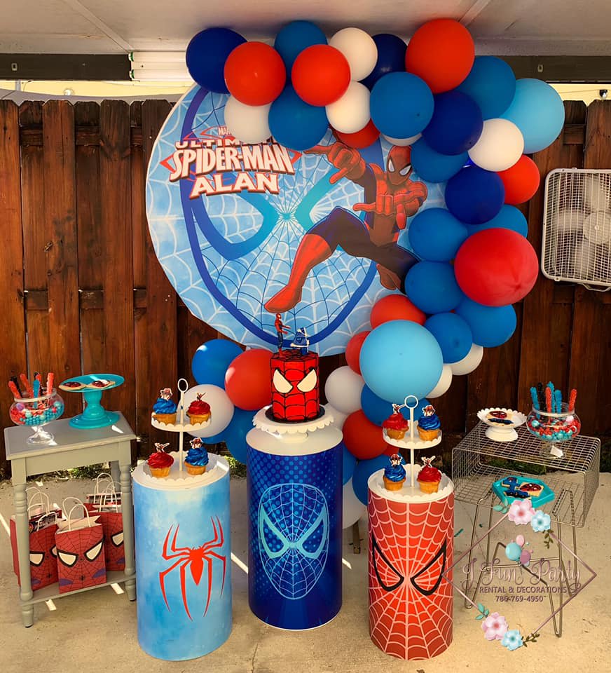 Small Spider Man Set Up Decoration Packages J Fun Party Rental