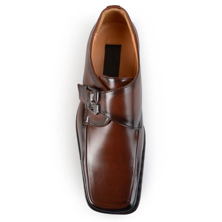 Wine Square Toe Buckle Leather Shoe - Shoes - Suit Yourself | Men's Clothing Store in Phoenix, AZ Wine Square Toe Buckle Leather Shoe - Shoes - Suit Yourself | Men's Clothing Store in Phoenix, AZ