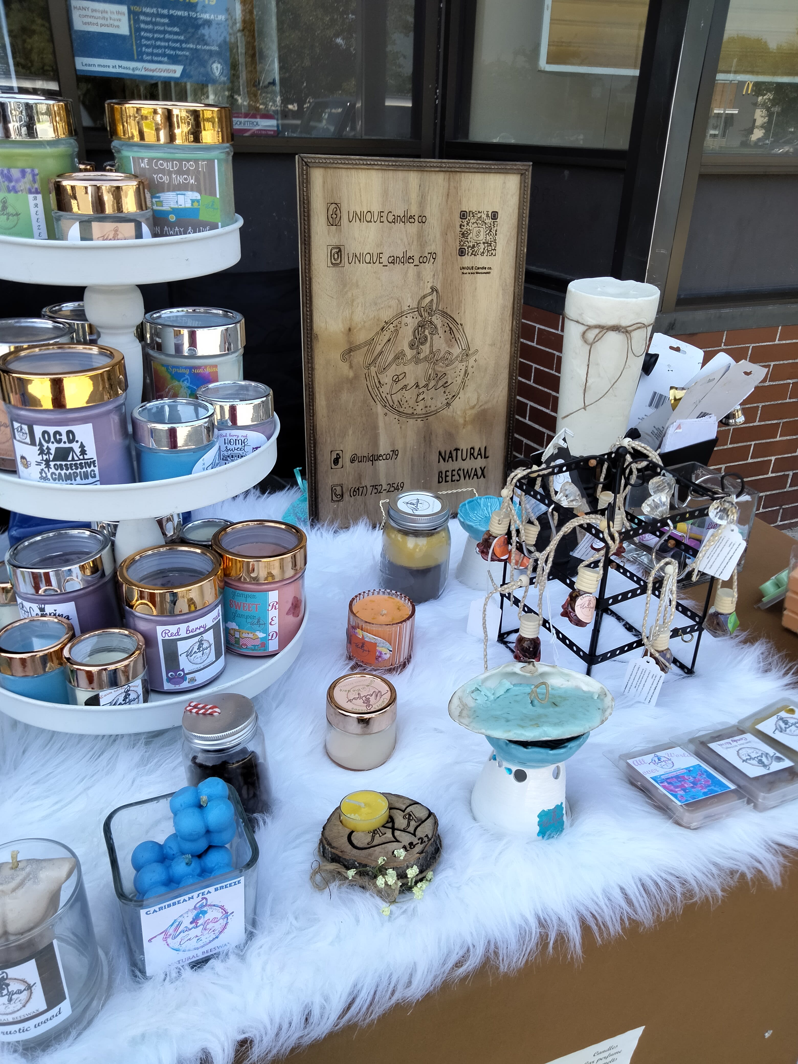 UNIQUE Candle Co Natural Beeswax West Springfield