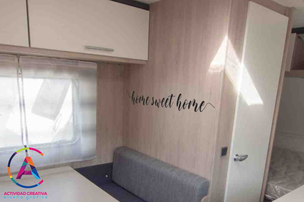 Vinilo decorativo Home Sweet Home mod. 02 Vinilos para caravana