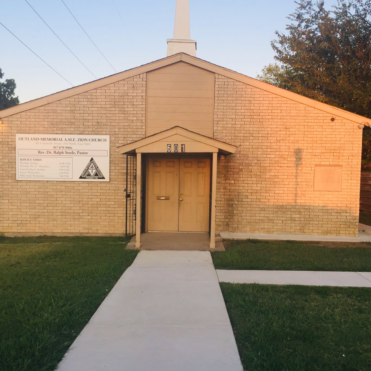 Outland Memorial AME Zion Church | Fort Worth